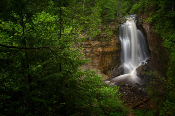 Картинка природа водопады простор