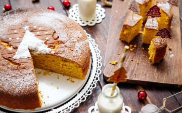 Картинка еда пироги бисквит