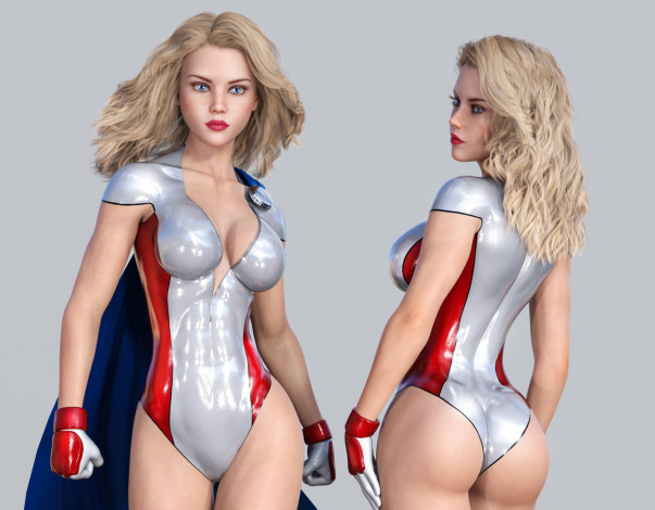 Обои картинки фото 3д графика, люди , people, девушка, взгляд, фон