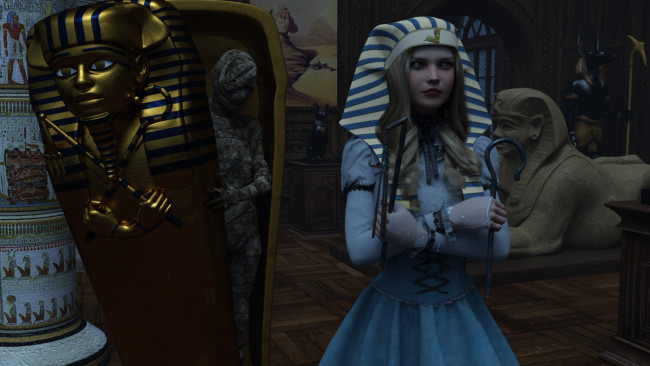 Обои картинки фото 3д графика, фантазия , fantasy, фон, взгляд, девушка