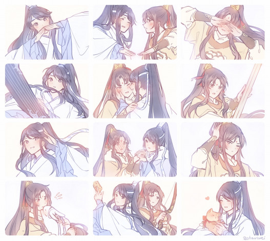 Обои картинки фото аниме, mo dao zu shi, the, untamed, неукротимый, повелитель, чэньцин, мосян, тунсю, mo, dao, zu, shi, магистр, дьявольского, культа