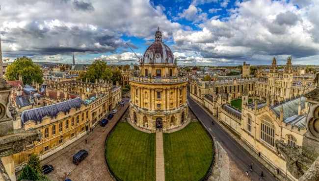 Обои картинки фото oxford, england, города, - панорамы