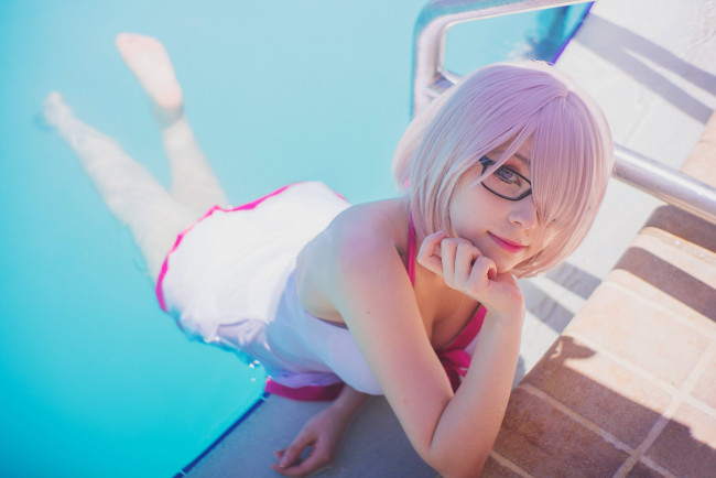 Обои картинки фото девушки, - креатив,  косплей, красивая, девушка, megumi, koneko