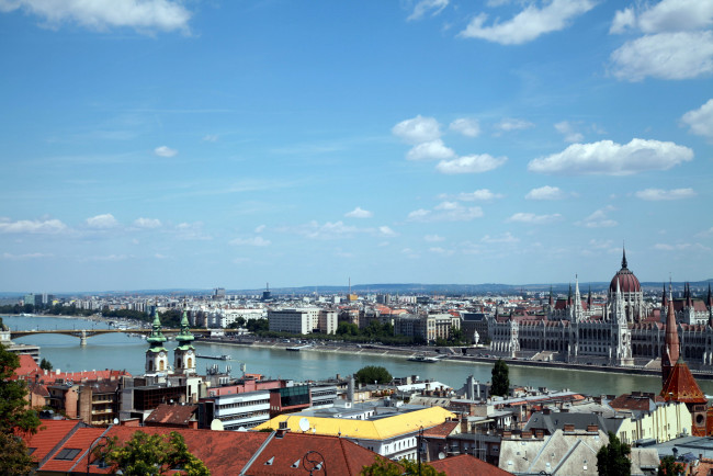 Обои картинки фото города, будапешт , венгрия, панорама