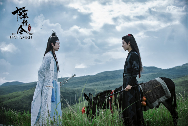 Обои картинки фото кино фильмы, the untamed, вэй, усянь, лань, ванцзи, ослик