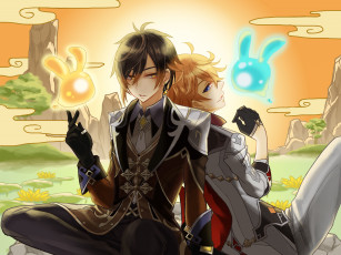 Картинка аниме genshin+impact genshin impact