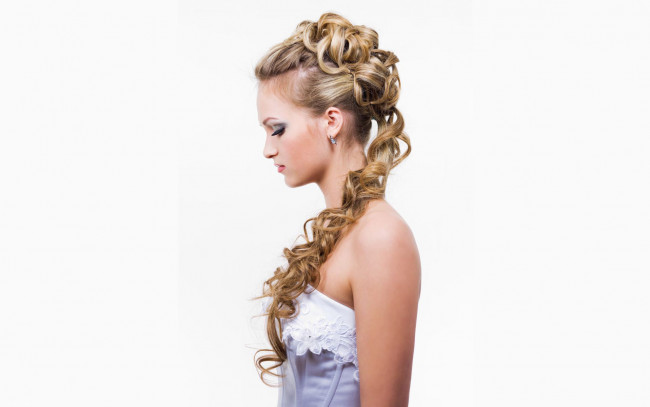 Обои картинки фото девушки, - лица,  портреты, блондинка, профиль