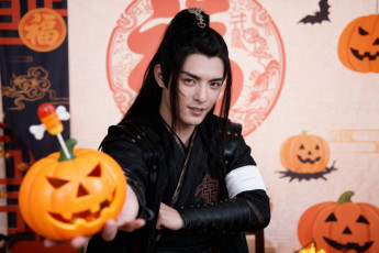 обоя кино фильмы, the untamed, злодей, тыква, the, untamed, неукротимый, повелитель, чэньцин, xue, yang, сюэ, ян, ван, хао, сюань, halloween, хэллоуин