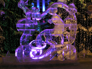 Картинка праздничные новогодние пейзажи