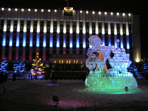 Обои картинки фото праздничные, новогодние, пейзажи