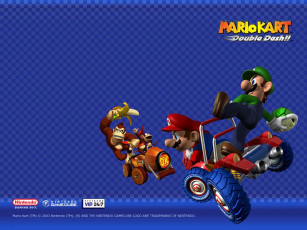 обоя mario, kart, видео, игры