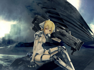 Картинка аниме weapon blood technology