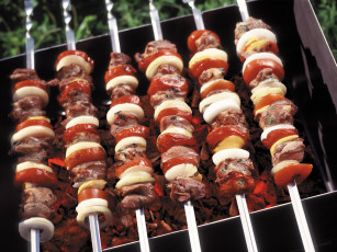 Картинка еда шашлык барбекю