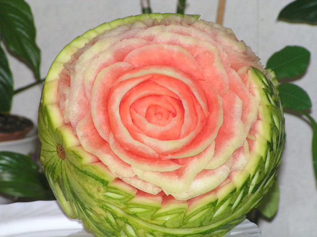 Обои картинки фото еда, арбуз