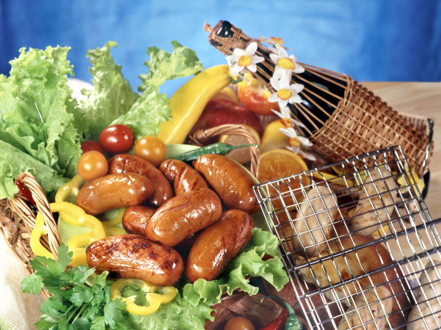 Обои картинки фото еда, колбасные, изделия