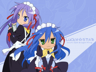 Картинка аниме lucky star