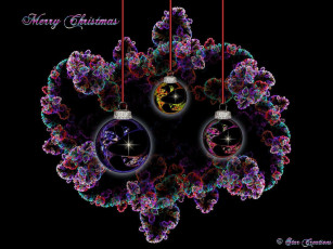 Картинка праздничные 3д графика новый год