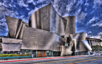 Картинка walt disney concert hall los angeles города здания дома