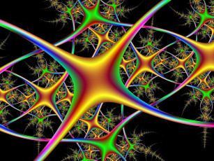 Картинка 3д графика fractal фракталы абстракция узор тёмный