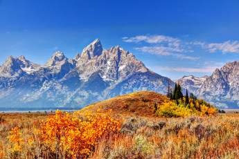 Картинка природа горы осень