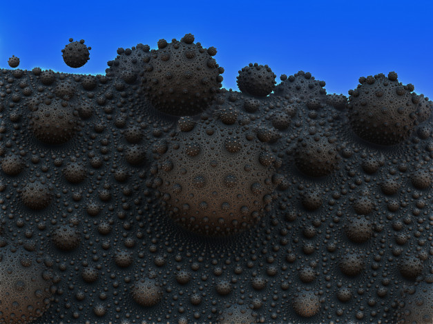 Обои картинки фото 3д, графика, fractal, фракталы, абстракция, узор, тёмный