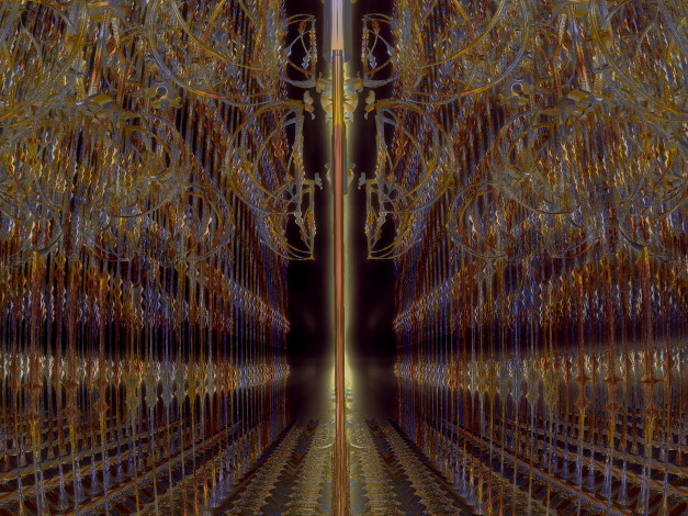 Обои картинки фото 3д, графика, fractal, фракталы, тёмный, узор, абстракция