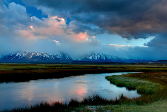 Обои картинки фото природа, реки, озера, пейзаж, горы, река