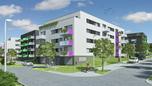 Обои картинки фото 3д, графика, realism, реализм, дома, улица, деревья