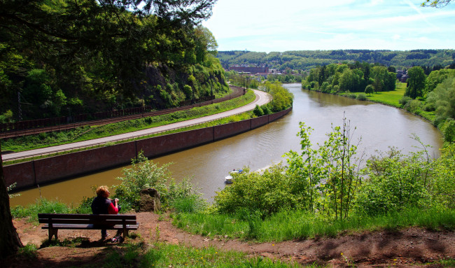 Обои картинки фото германия, метлах, природа, реки, озера, река