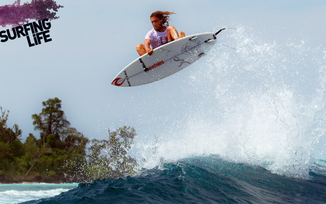 Обои картинки фото спорт, серфинг, волна, океан