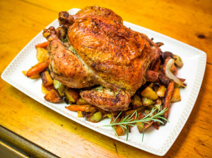 Картинка еда мясные+блюда гарнир курица зелень