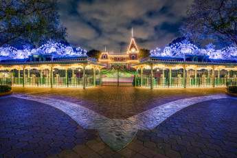 Картинка города диснейленд hdr