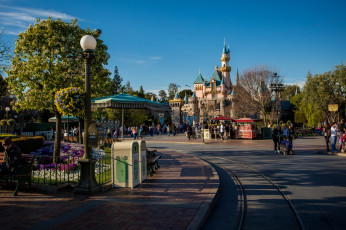 Картинка disneyland города диснейленд парк развлечений