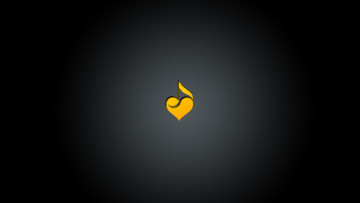 Картинка рисованные минимализм сердечко нота