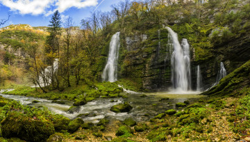 Картинка природа водопады вода поток