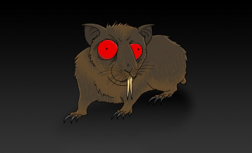 Картинка рисованные минимализм крыса