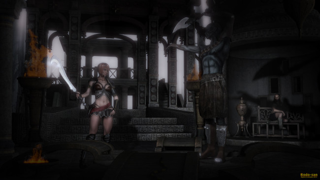 Обои картинки фото 3д графика, amazon , амазонки, меч, девушка