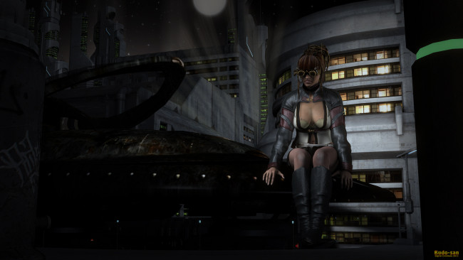 Обои картинки фото 3д графика, fantasy , фантазия, очки, девушка