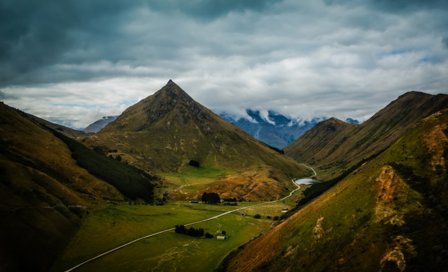 Обои картинки фото природа, горы, новая, зеландия