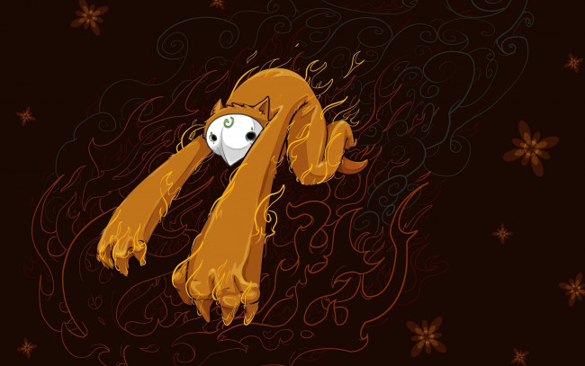 Обои картинки фото рисованные, минимализм, монстр