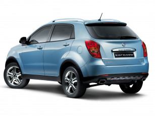 Картинка автомобили ssang+yong синий 2013г ssangyong korando