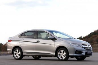 обоя автомобили, honda, светлый, hybrid, grace, 2014г