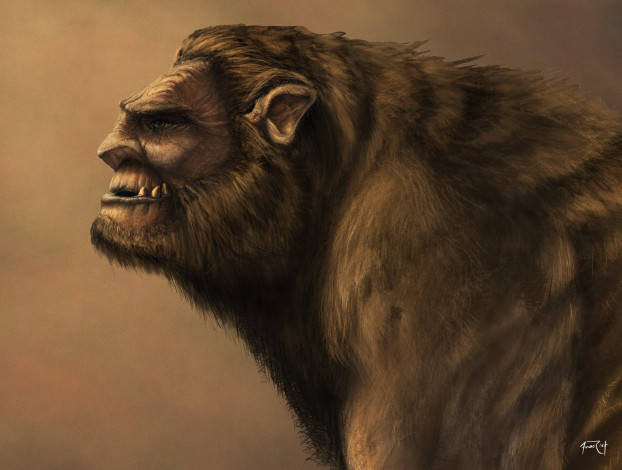 Обои картинки фото anas riasat, фэнтези, существа, клыки, существо, монстр