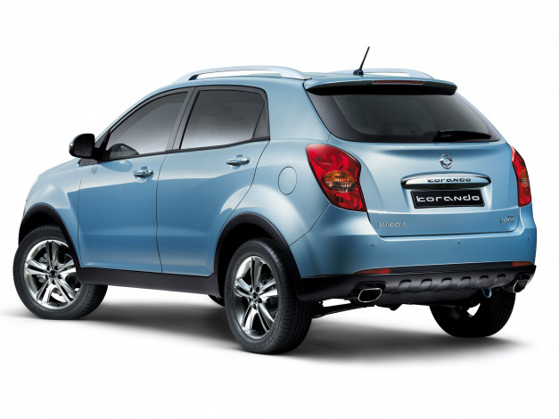 Обои картинки фото автомобили, ssang yong, синий, 2013г, ssangyong, korando