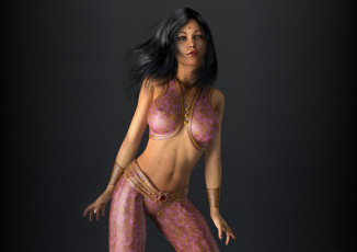 Картинка 3д+графика люди+ people взгляд девушка фон