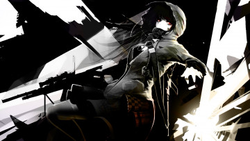 Картинка аниме оружие +техника +технологии kyetbee арт девушка