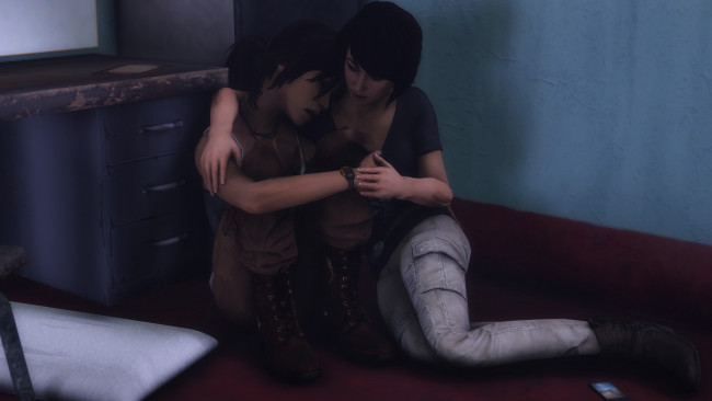 Обои картинки фото 3д графика, люди , people, фон, взгляд, девушки