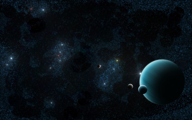 Обои картинки фото космос, арт, галактика, вселенная, звезды, планеты