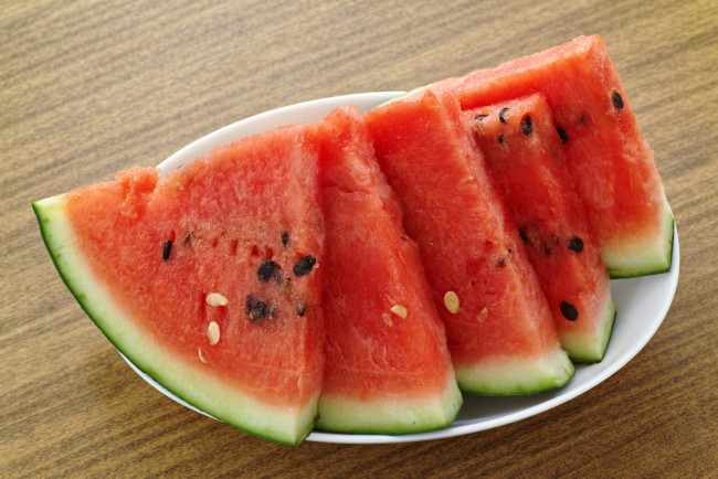 Обои картинки фото еда, арбуз