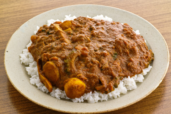 Обои картинки фото еда, вторые блюда, рися, соус, мясо